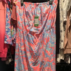 NWT Lilly Pulitzer Windsor Strapless Pull-on Dress